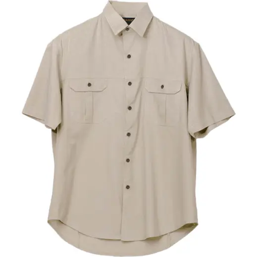 Stone Mens Plain Bush Shirt